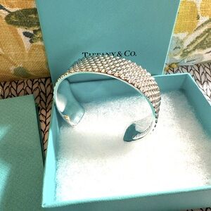 Tiffany & Co. Sterling Silver Caviar Studded Band Cuff
Bracelet
